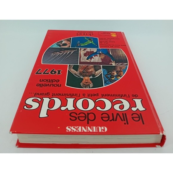 Le Livre des Records Guinness 1977 Édition Denoël French Vintage - Picture 3 of 8